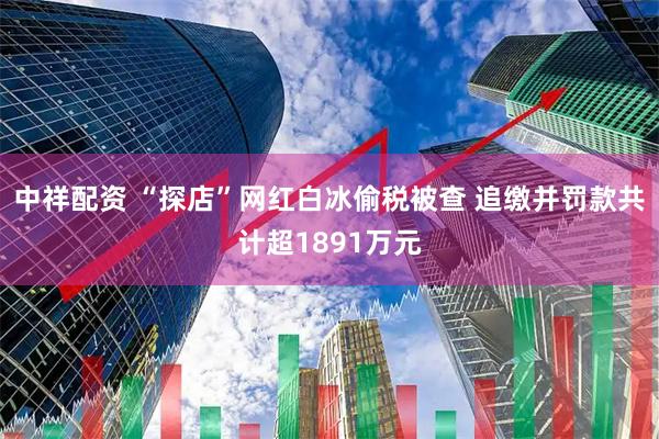 中祥配资 “探店”网红白冰偷税被查 追缴并罚款共计超1891万元